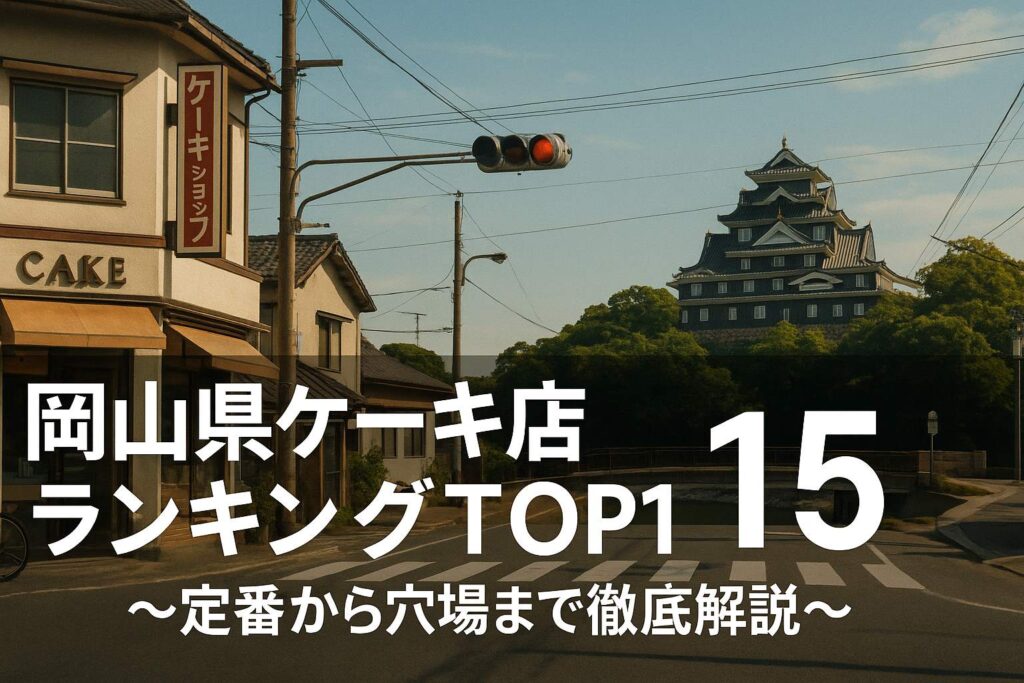 岡山県ケーキ店ランキングTOP15~定番から穴場まで徹底解説~